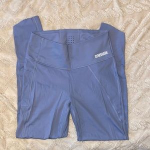 Blue Gymshark running leggings 7/8th
